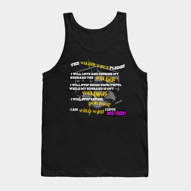 Welder Wife Tank Top by tonyzaret